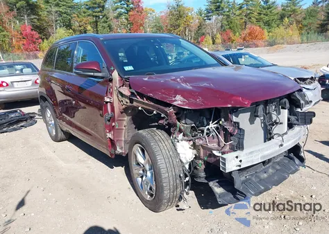 2019 Toyota Highlander Limited z USA, uszkodzony, nr VIN 5TDDZRFH4KS958860